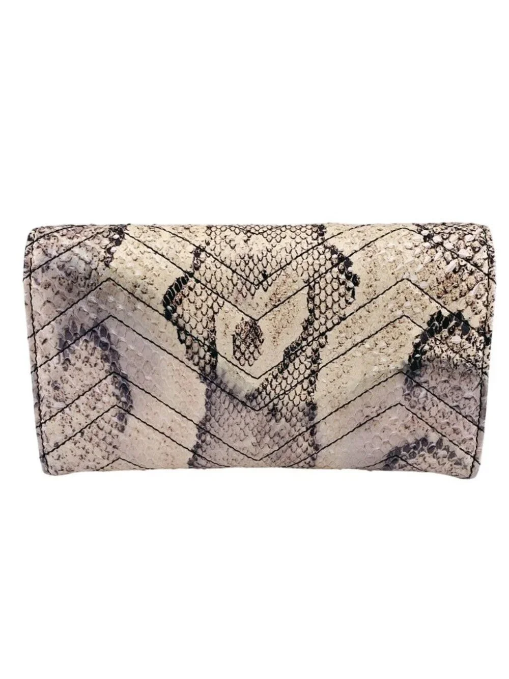 Gucci Exotic Flap GG Marmont Wallet